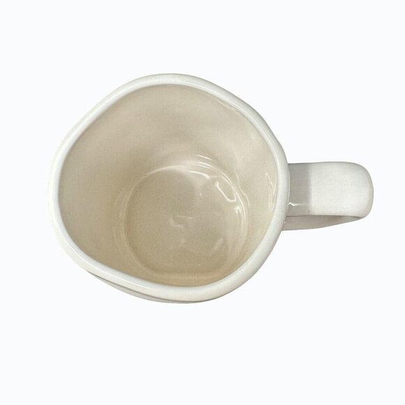 Rae Dunn COCOA Mug Coffee Cup Magenta Ceramic Christmas Farmhouse Holiday Red - Picture 4 of 8